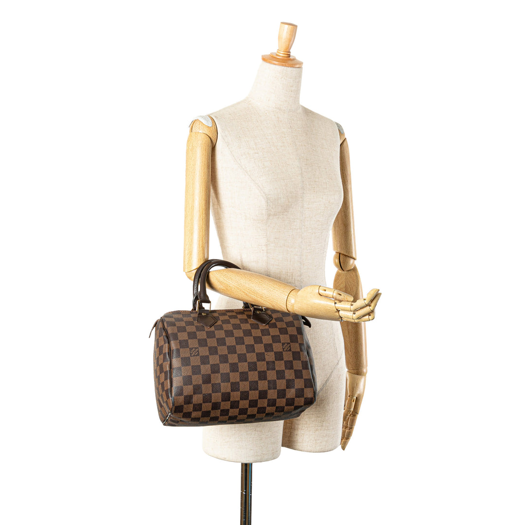 Damier Ebene Speedy 25 Brown - Gaby Paris