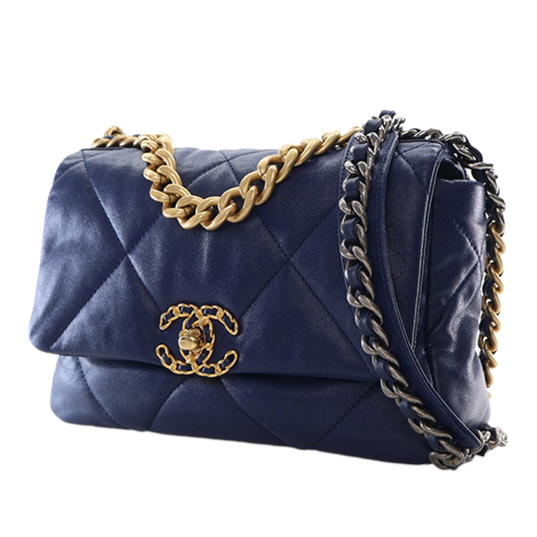 Chanel Medium Cuir d’agneau 19 à rabat