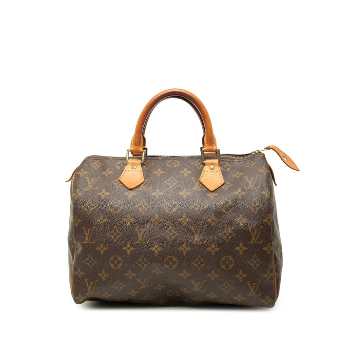 Louis Vuitton Sac à main Speedy 30 Monogram Marron – vue principale – GABY PARIS