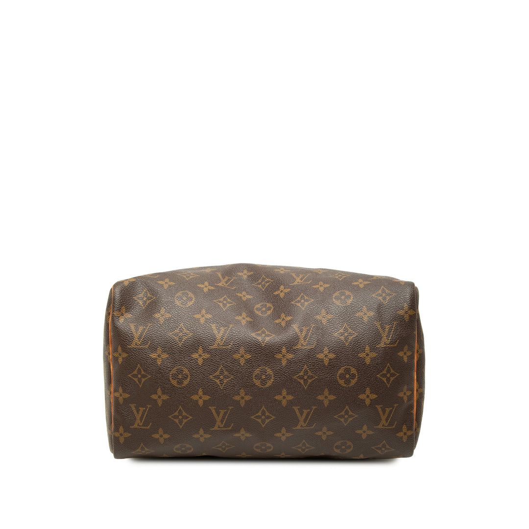 Louis Vuitton Sac à main Speedy 30 Monogram Marron – vue 3 – GABY PARIS