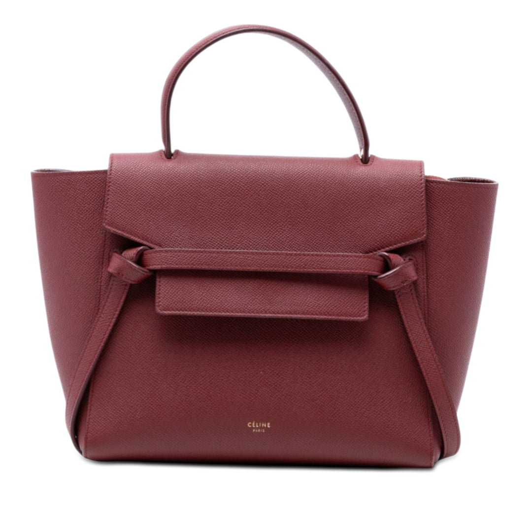 Celine Micro Cuir de veau grainé Sac ceinture