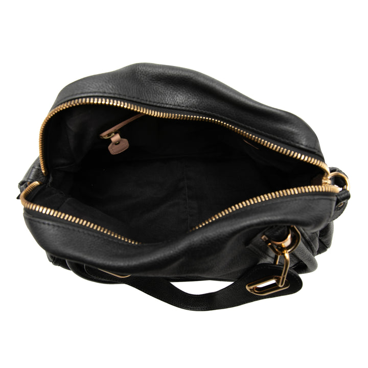 Chloé Pebbled Paraty Sac Moyen Cuir