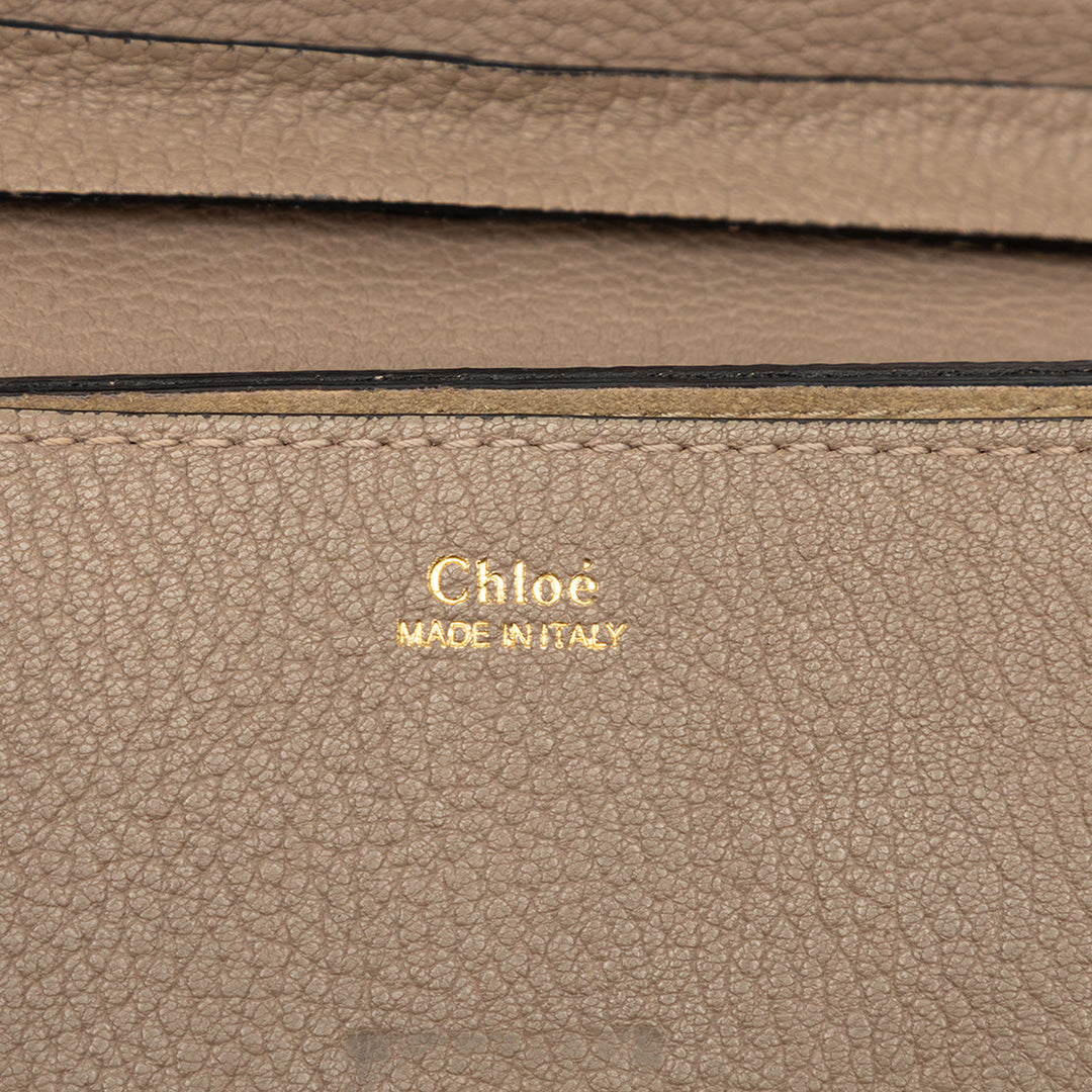 Chloé Small Cuir de veau grainé Drew Sac porté croisé