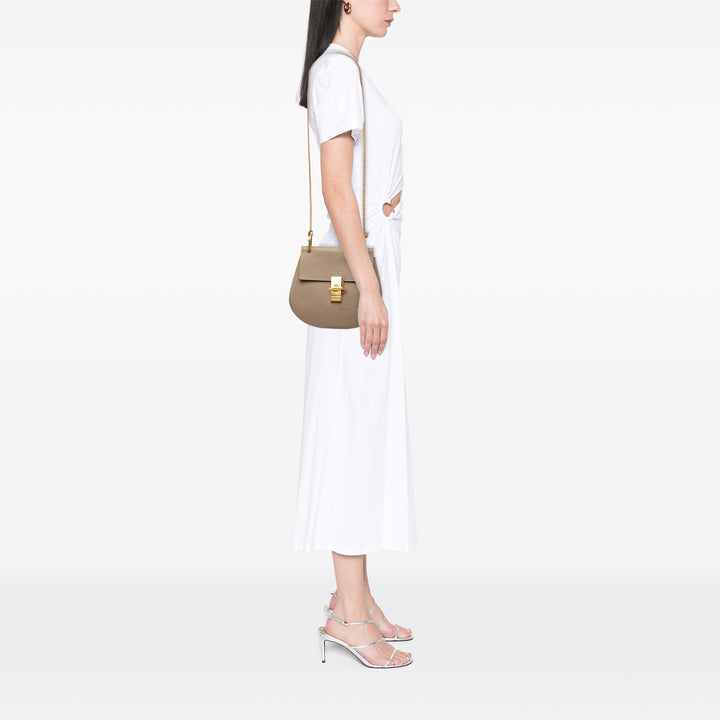 Chloé Small Cuir de veau grainé Drew Sac porté croisé