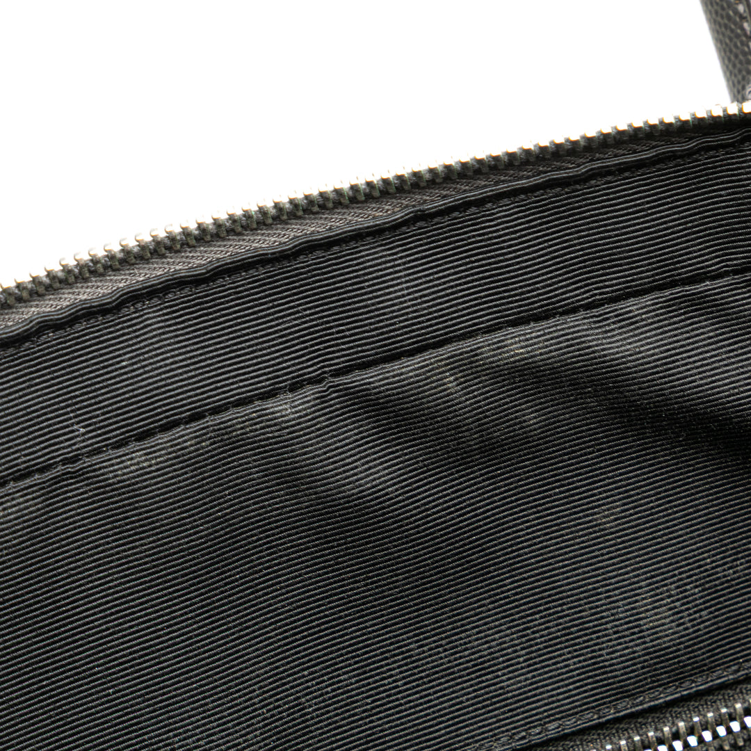 Saint Laurent Medium Grain De Poudre Museum Porte-documents Noir – GABY PARIS Authentique