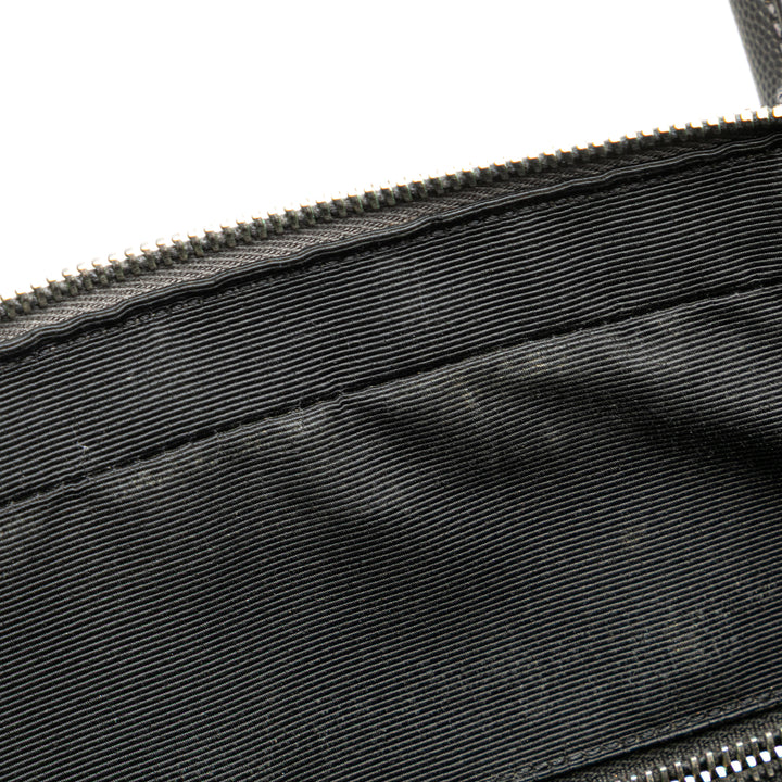 Saint Laurent Medium Grain De Poudre Museum Porte-documents Noir – GABY PARIS Authentique