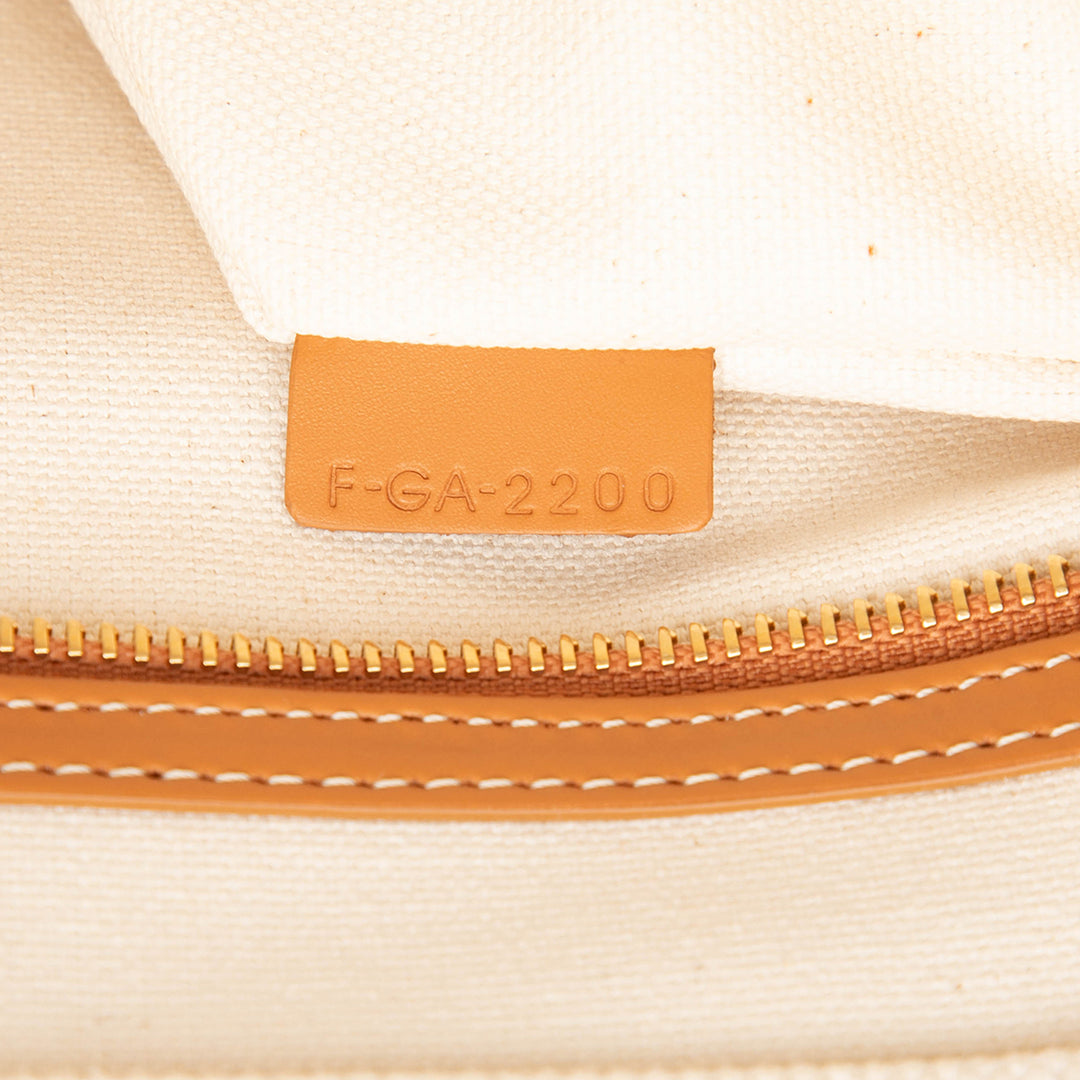 Celine Small Toile Logo Print Horizontal Cabas Cabas