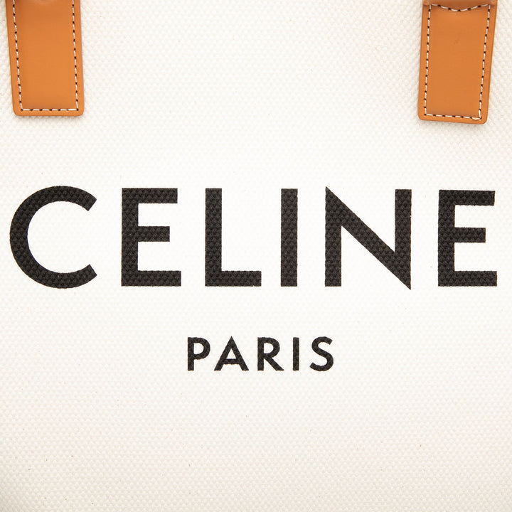 Celine Small Toile Logo Print Horizontal Cabas Cabas