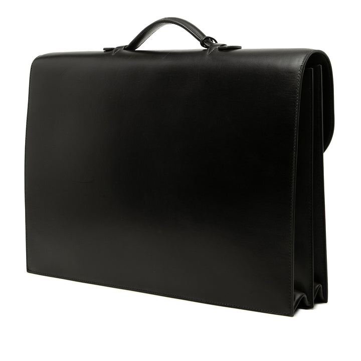 Hermès Box Veau Sac a Depeches 41 Cuir Box