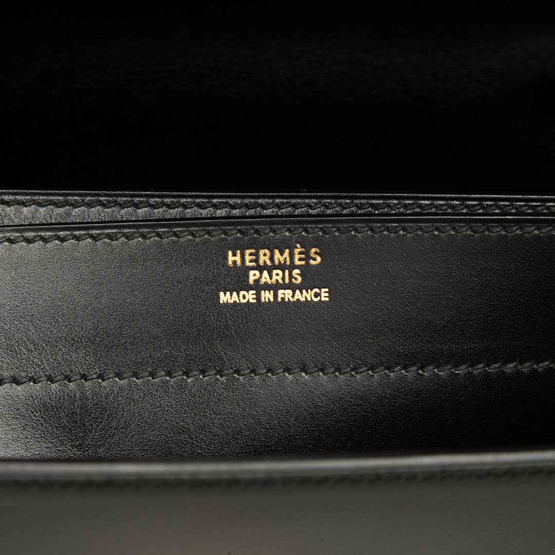Hermès Box Veau Sac a Depeches 41 Cuir Box