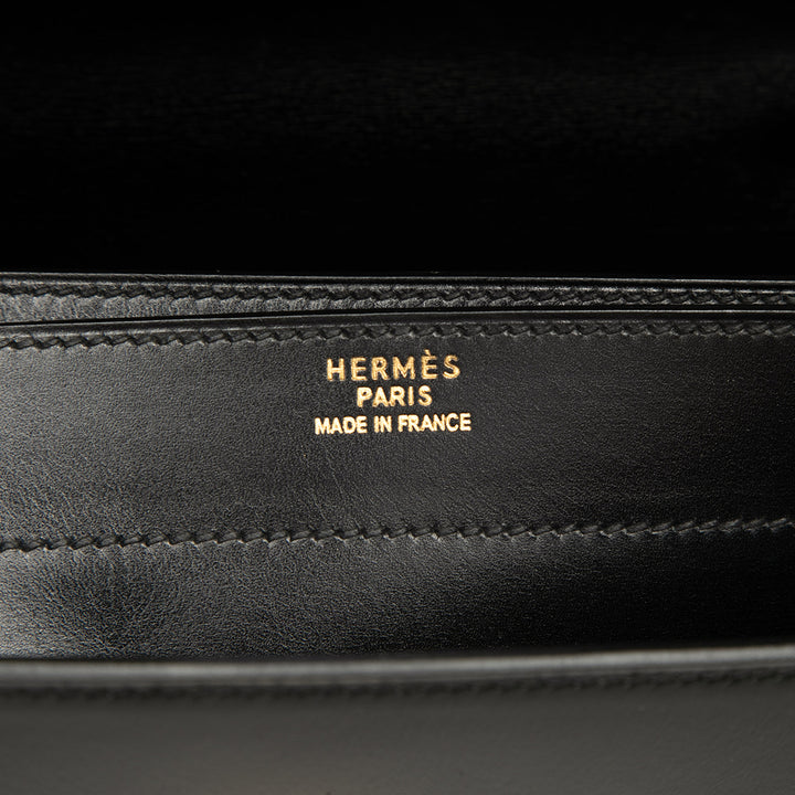 Hermès Box Veau Sac a Depeches 41 Cuir Box