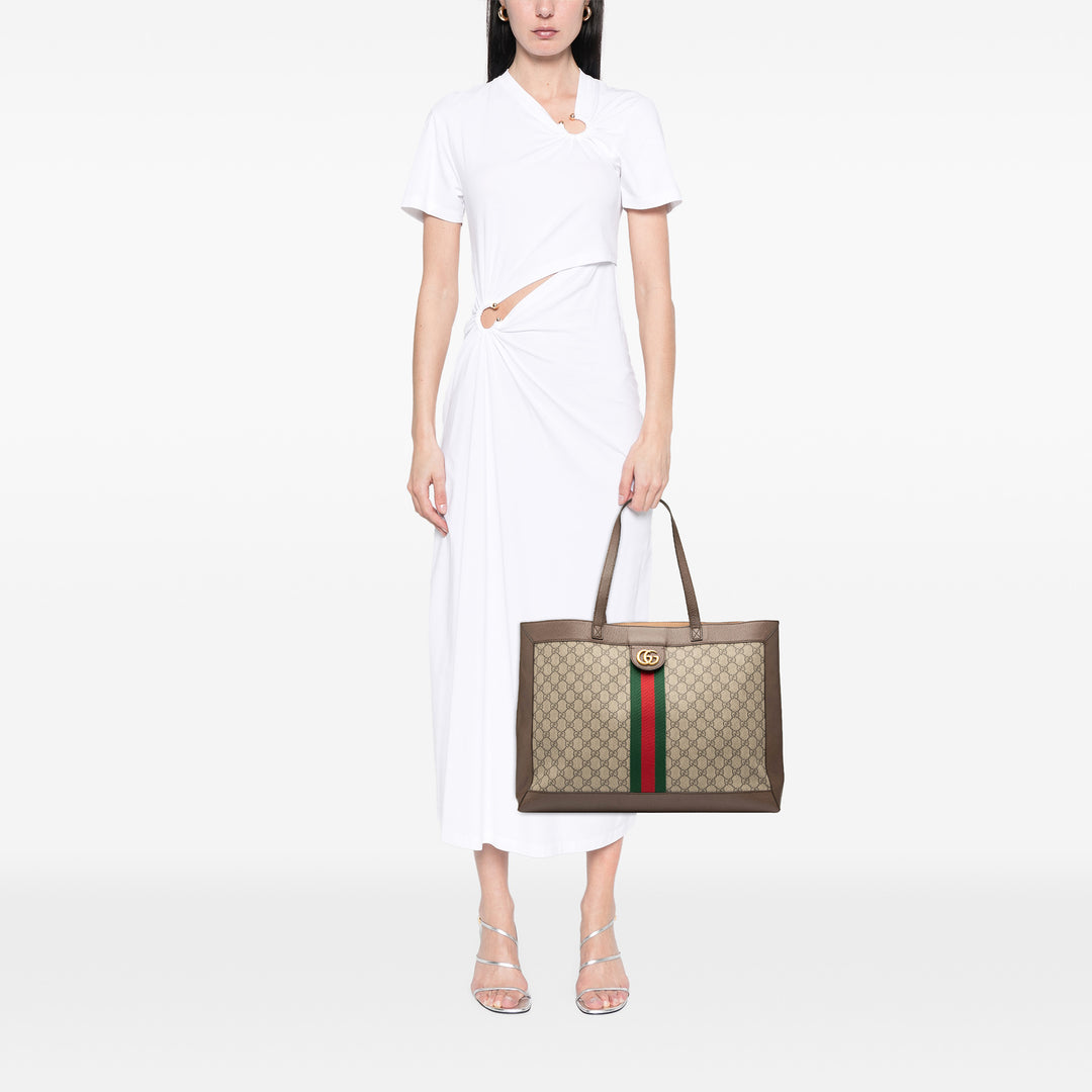 Gucci GG Supreme Ophidia Cabas