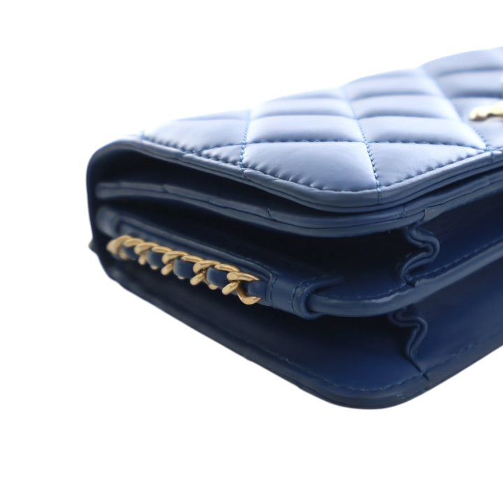 Chanel Small Matelassé Cuir de veau Everyday Chic à rabat