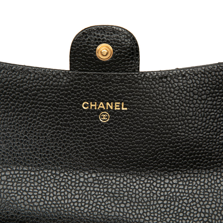 Chanel Matelassé Caviar Classic à rabat Portefeuille long