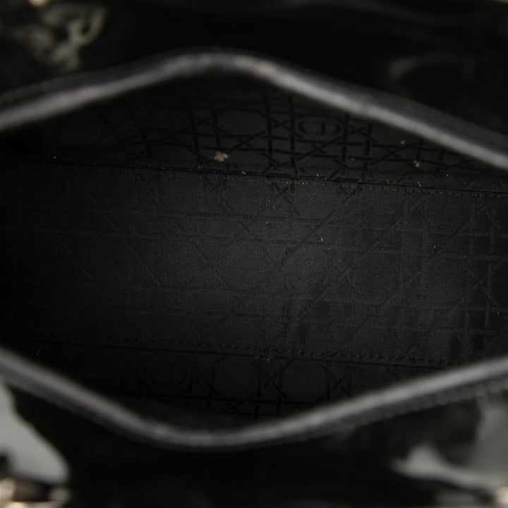 Dior Sac à main Lady Dior Cannage Grand Noir – vue 4 – GABY PARIS