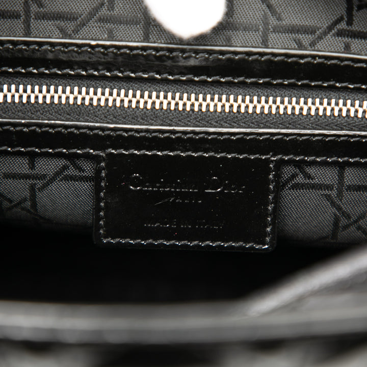 Dior Sac à main Lady Dior Cannage Grand Noir – vue 5 – GABY PARIS
