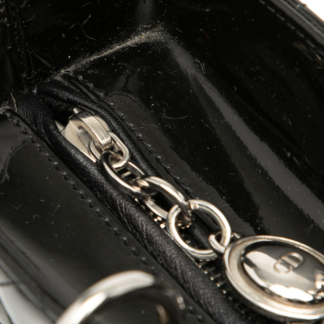 Dior Sac à main Lady Dior Cannage Grand Noir – vue 7 – GABY PARIS