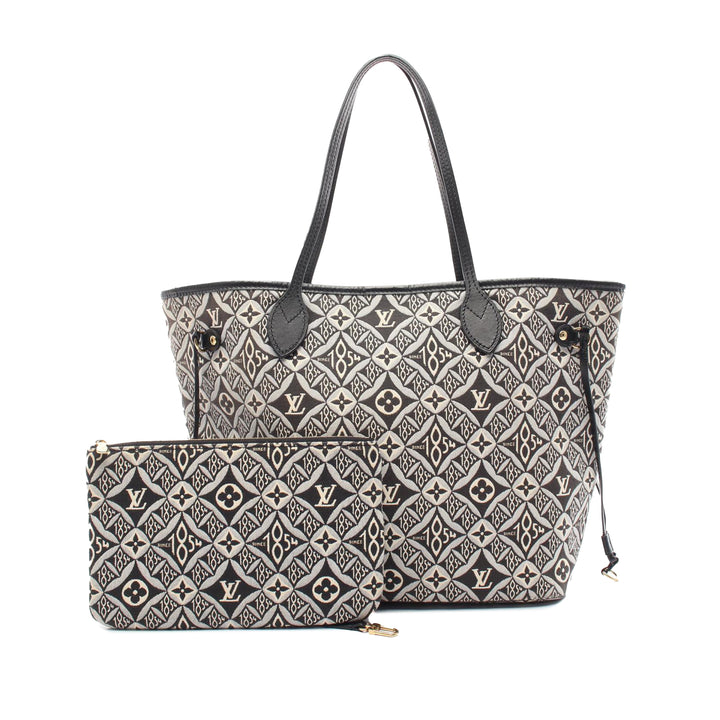Louis Vuitton Monogram Jacquard Since 1854 Neverfull MM Noir