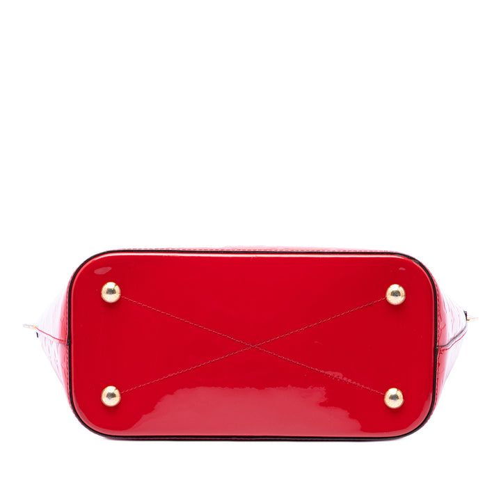 Montebello MM Cuir verni Monogram Rouge