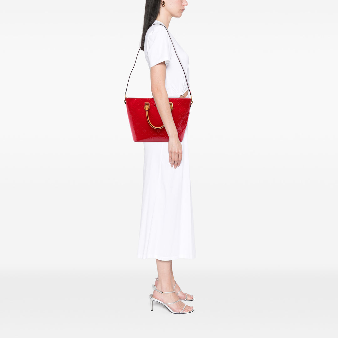 Montebello MM Cuir verni Monogram Rouge