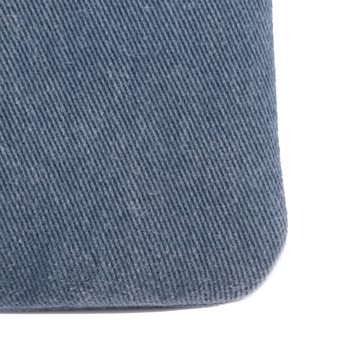 Medium Denim Sequin Deauville O Case Clutch Blue - Gaby Paris