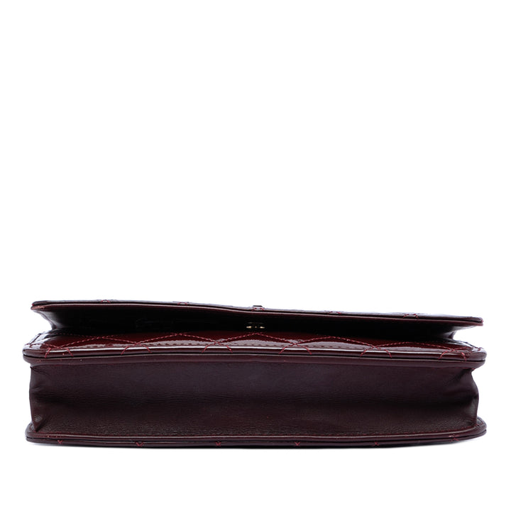 Chanel Matelassé Cuir verni Reissue 2.55 Wallet on Chain