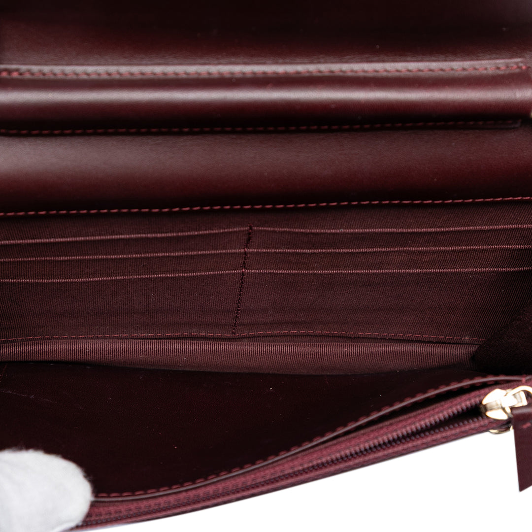 Chanel Matelassé Cuir verni Reissue 2.55 Wallet on Chain
