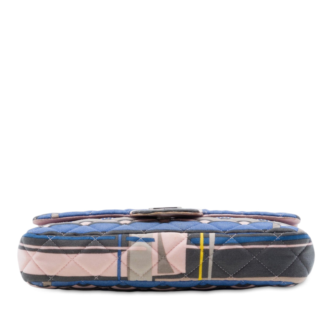 Chanel Small Matelassé Jersey Ocean Drive à rabat