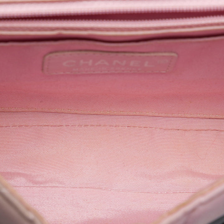 Chanel Small Matelassé Jersey Ocean Drive à rabat