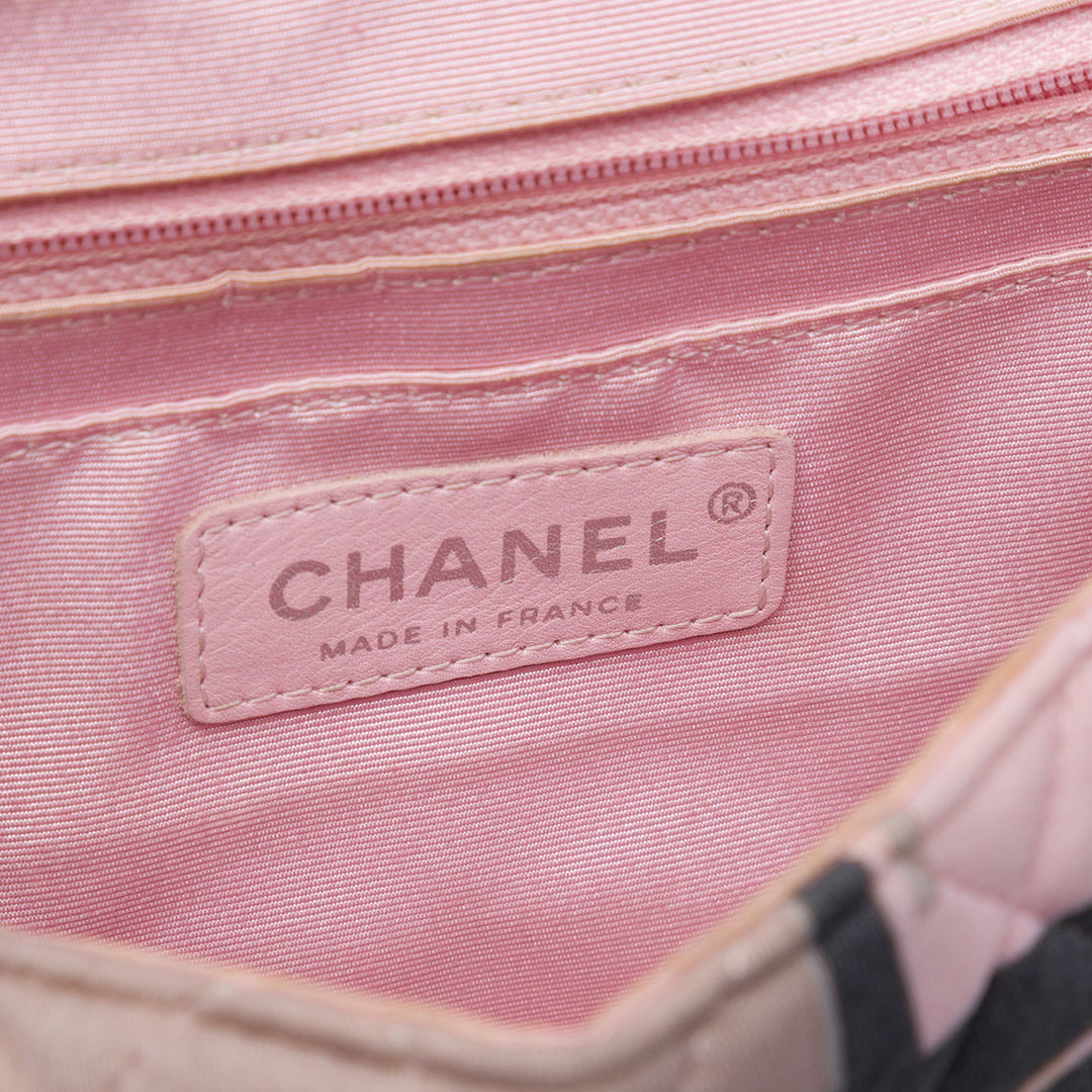 Chanel Small Matelassé Jersey Ocean Drive à rabat