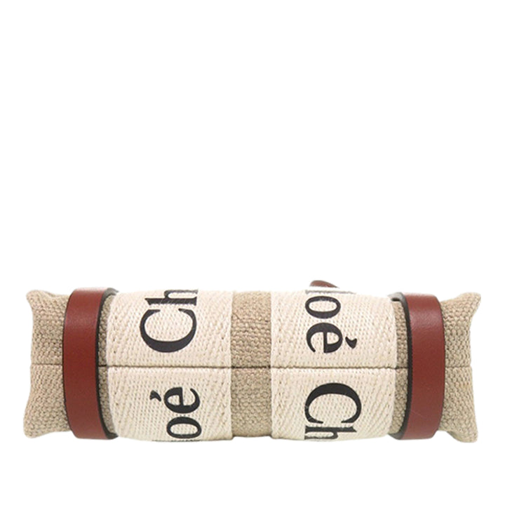 Chloé Sac à main Woody Nano Beige – vue 3 – GABY PARIS