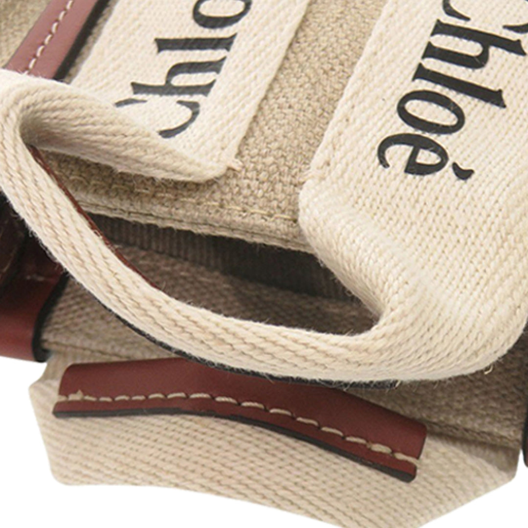Chloé Sac à main Woody Nano Beige – vue 6 – GABY PARIS