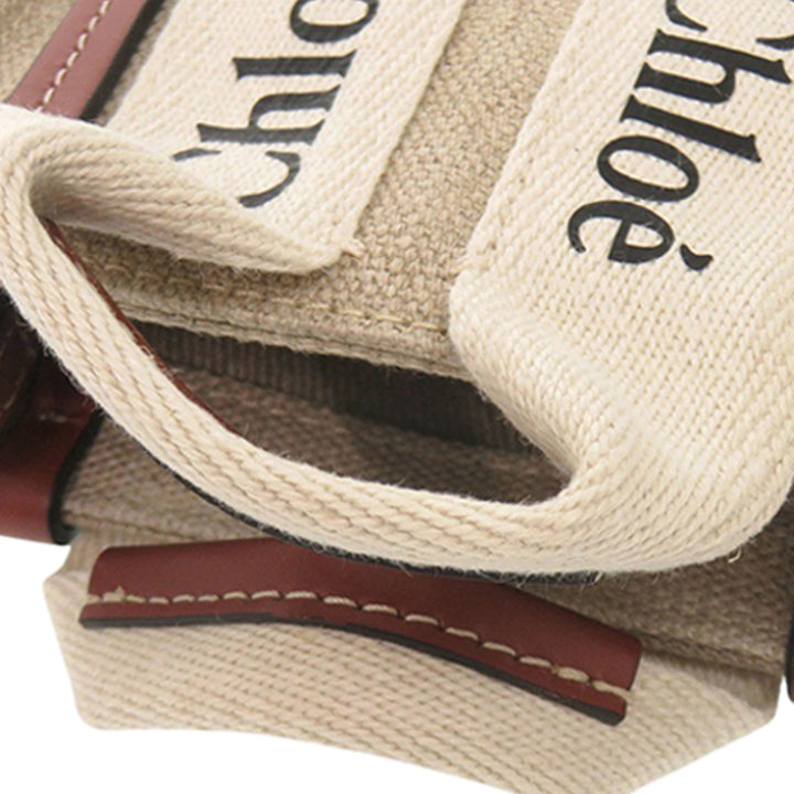 Chloé Sac à main Woody Nano Beige – vue 6 – GABY PARIS