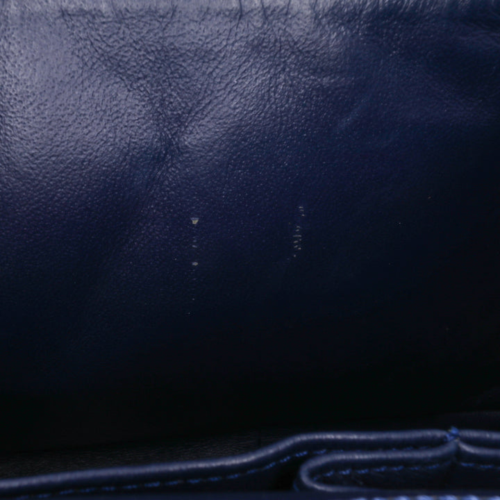 Reissue 2.55 Aged Calfskin Double Flap 226 Blue - Gaby Paris