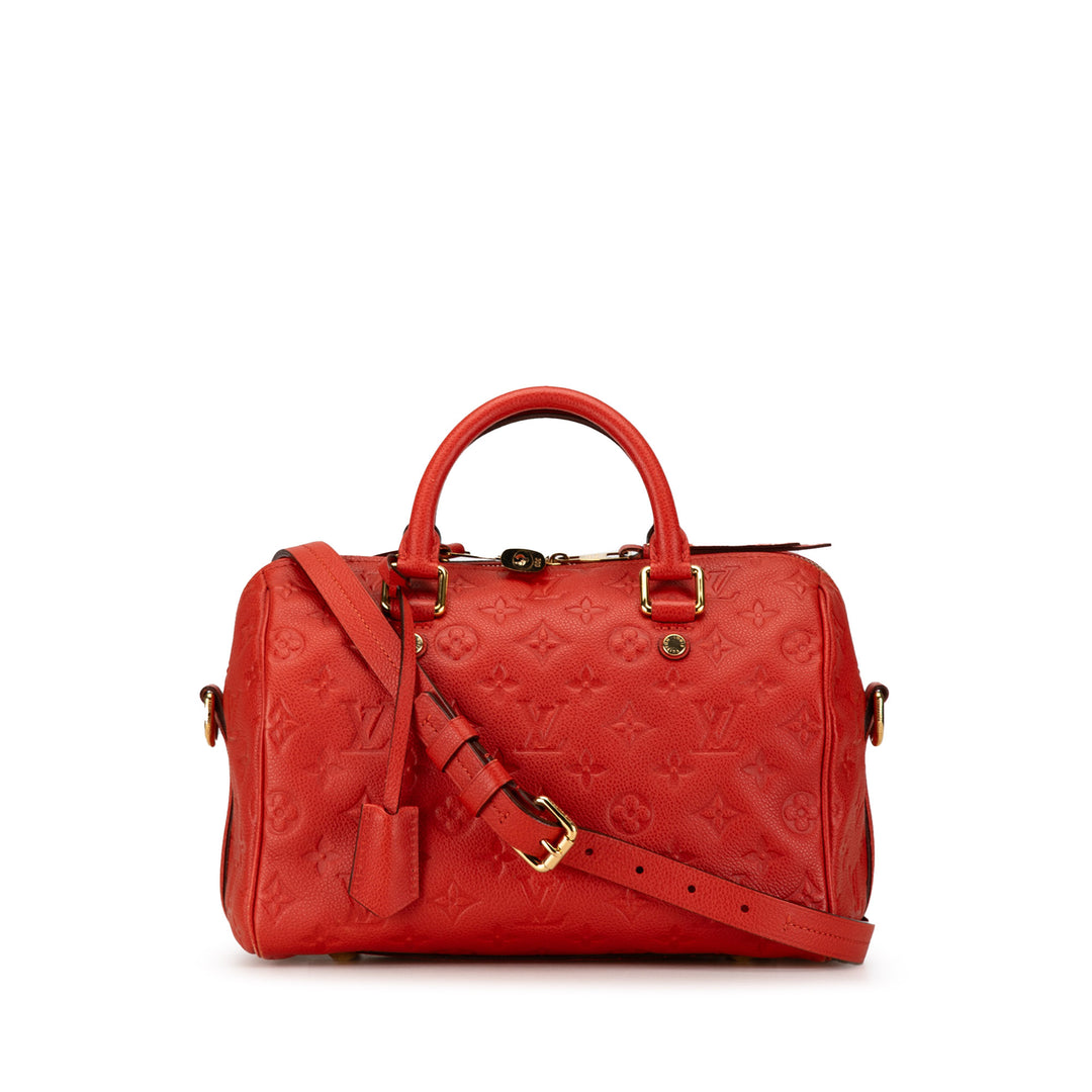 Monogram Empreinte Speedy Bandouliere 25 Red - Gaby Paris