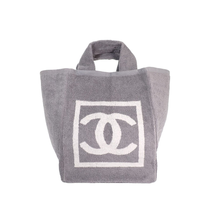 CC Terry Cloth Sports Line Beach Cabas Gris