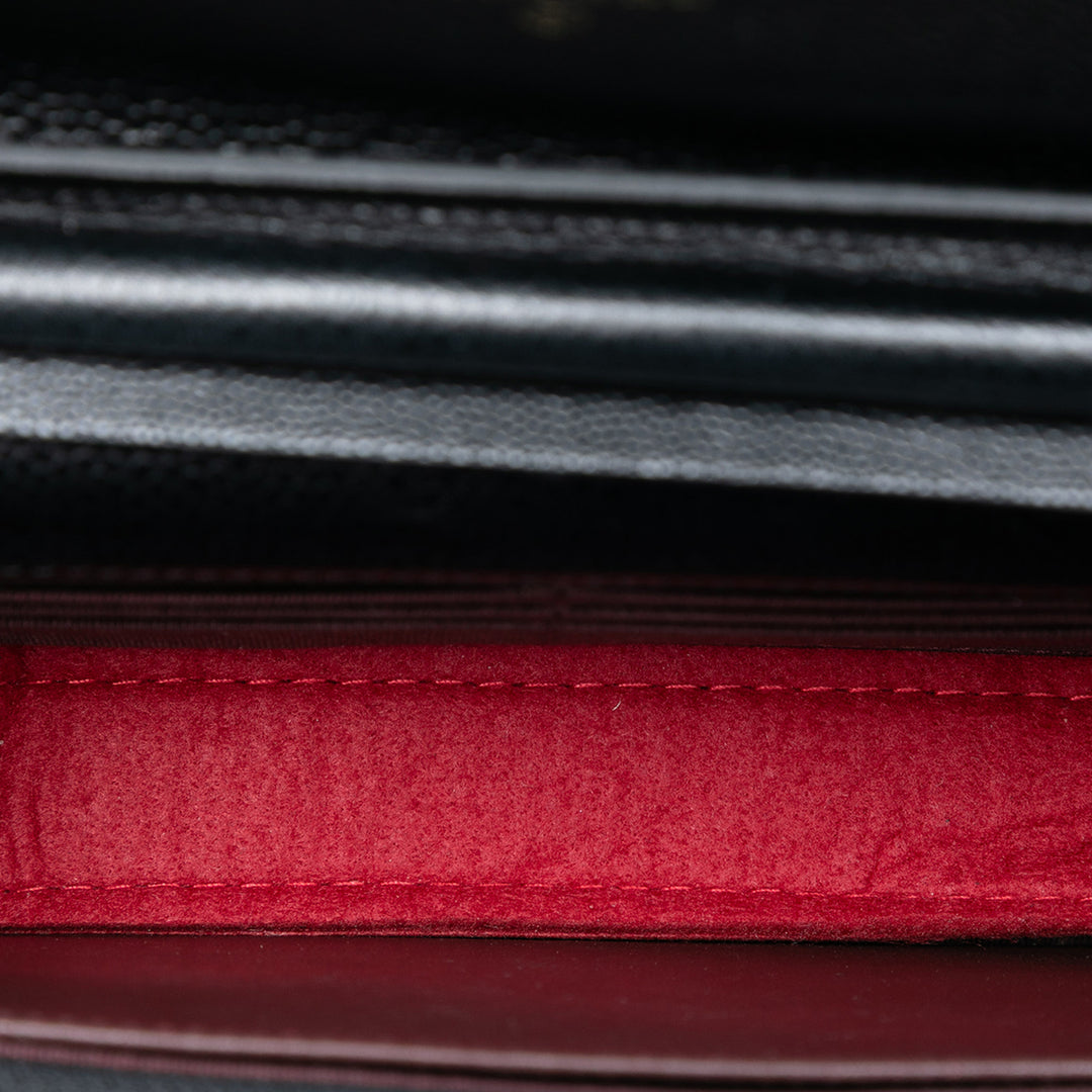 Chanel CC Matelassé Caviar Wallet on Chain