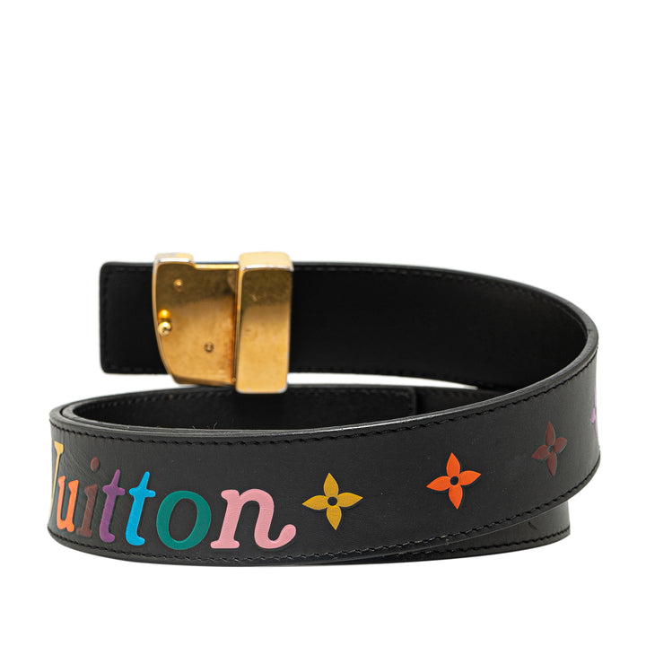 Louis Vuitton Monogram New Wave Belt Black - GABY PARIS