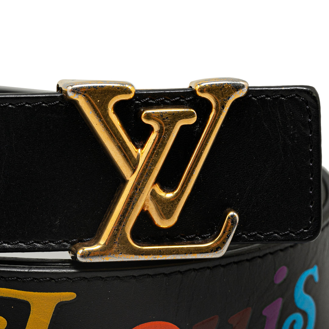 Louis Vuitton Monogram New Wave Belt Black - GABY PARIS