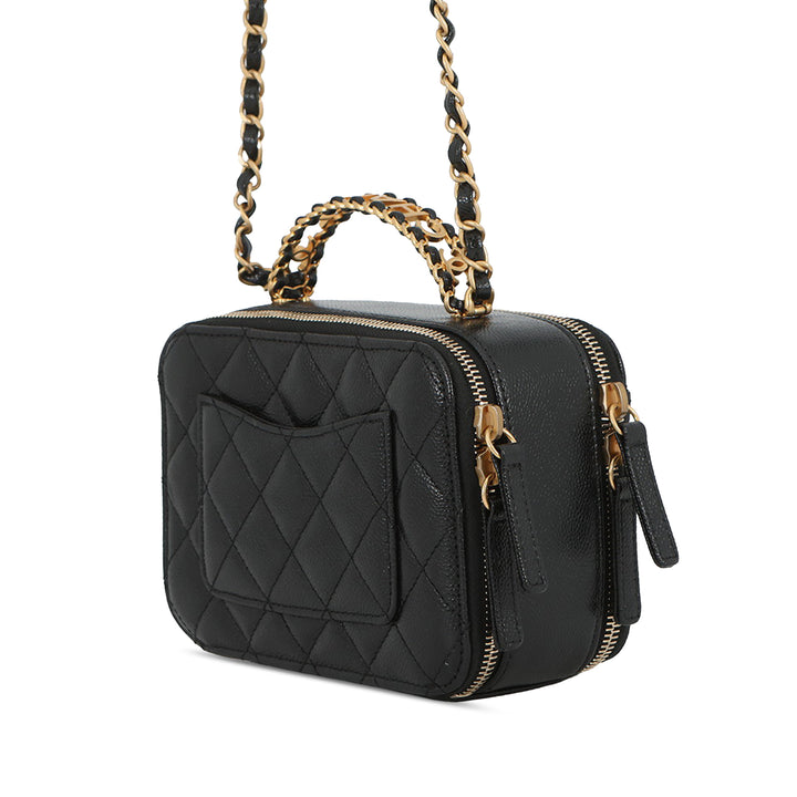 Chanel Mini Matelassé Caviar Pick Me Up Vanity