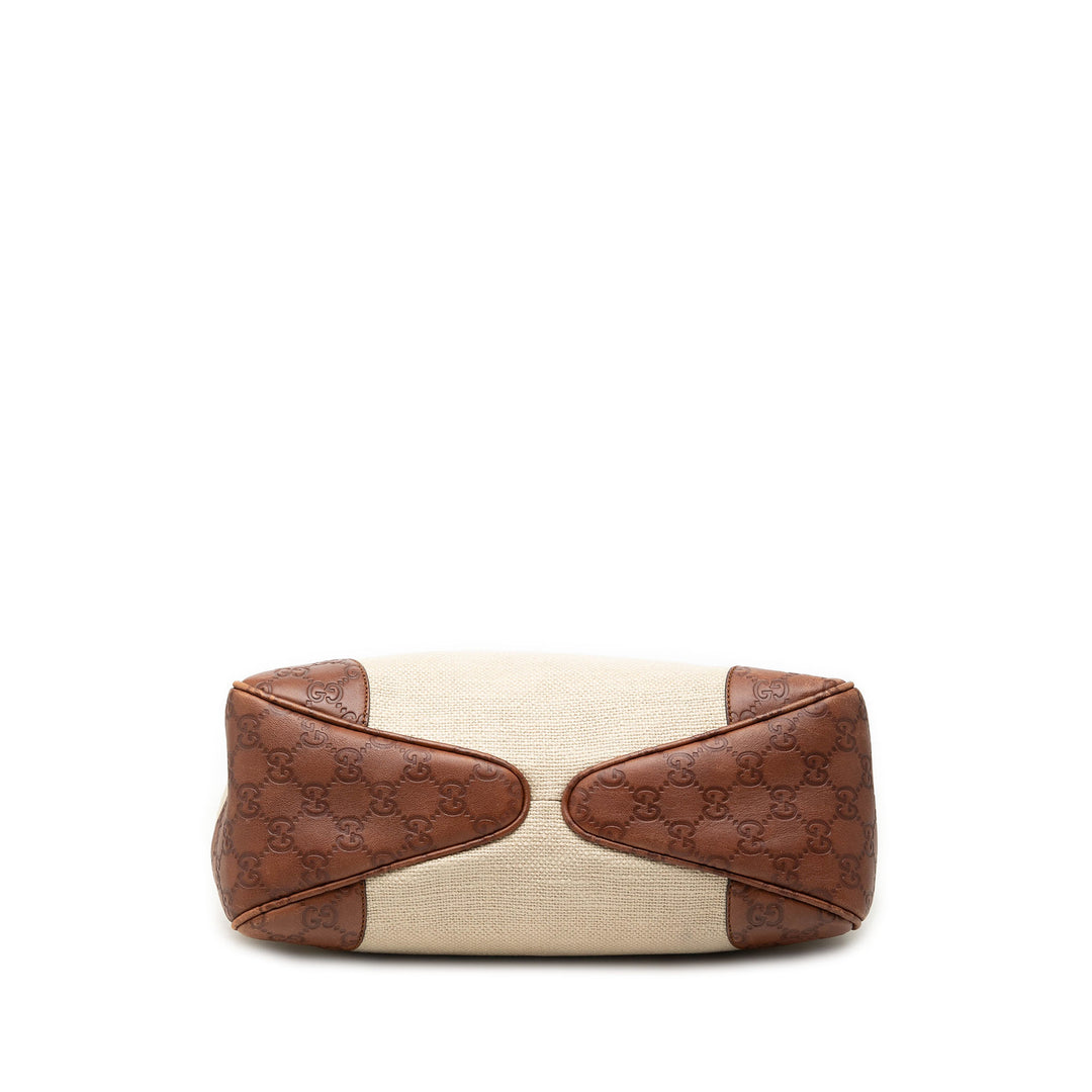 Guccissima à finitions Colbert Sac Marron