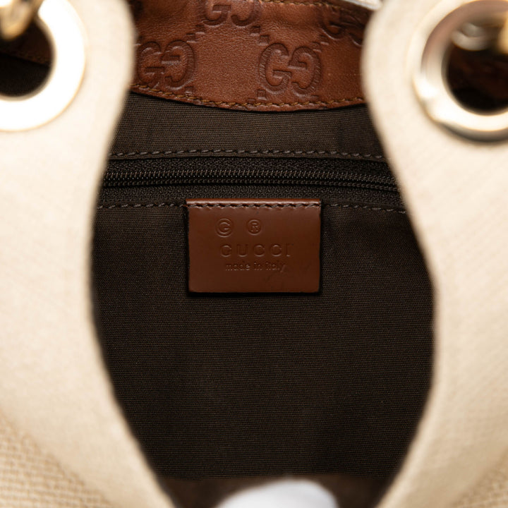 Guccissima à finitions Colbert Sac Marron