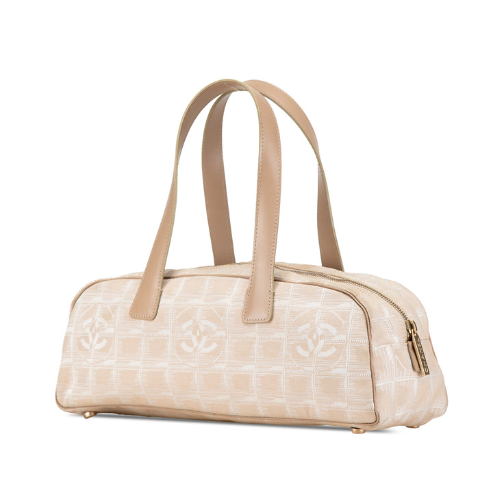 New Travel Line Nylon Handbag Brown - Gaby Paris