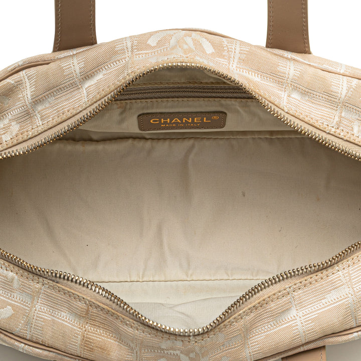 New Travel Line Nylon Handbag Brown - Gaby Paris