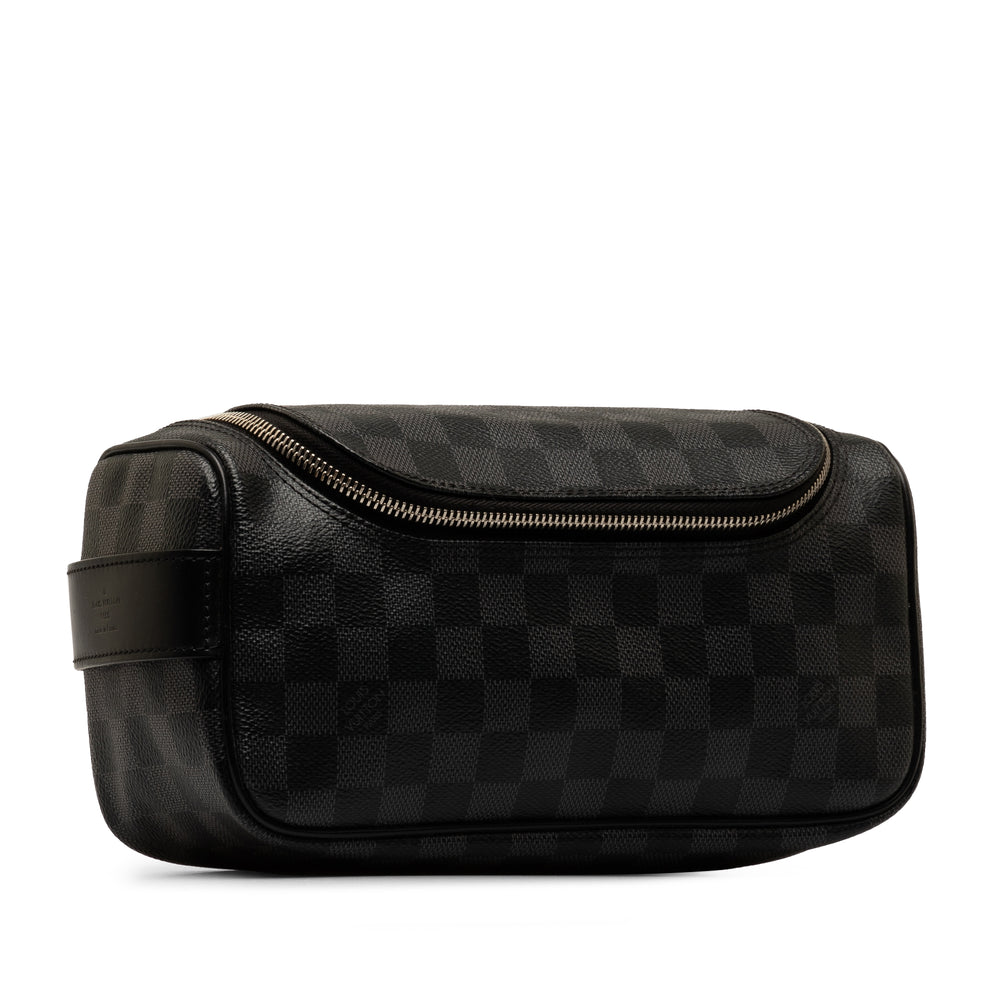 Damier Graphite Toiletry Pouch Black - Gaby Paris