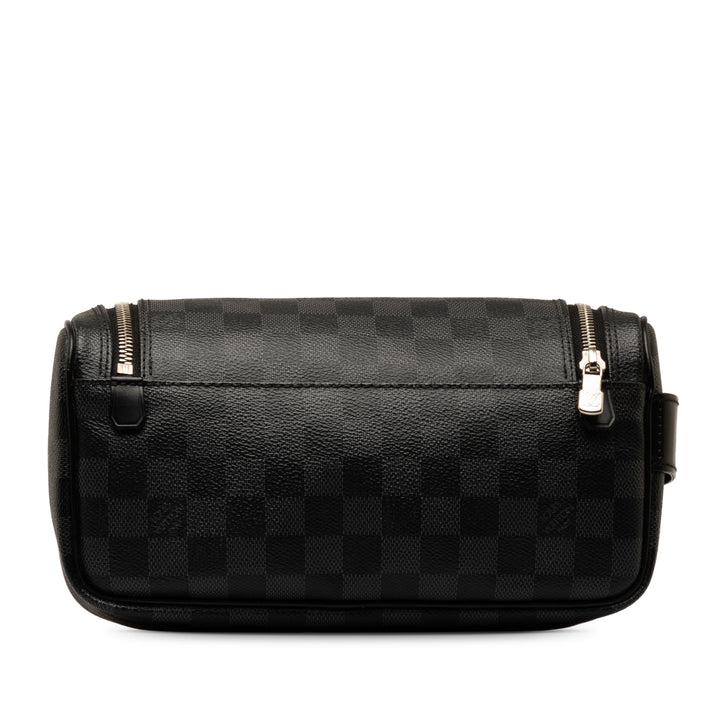 Damier Graphite Toiletry Pouch Black - Gaby Paris