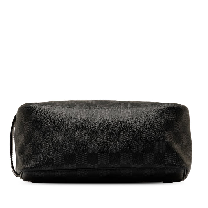 Damier Graphite Toiletry Pouch Black - Gaby Paris