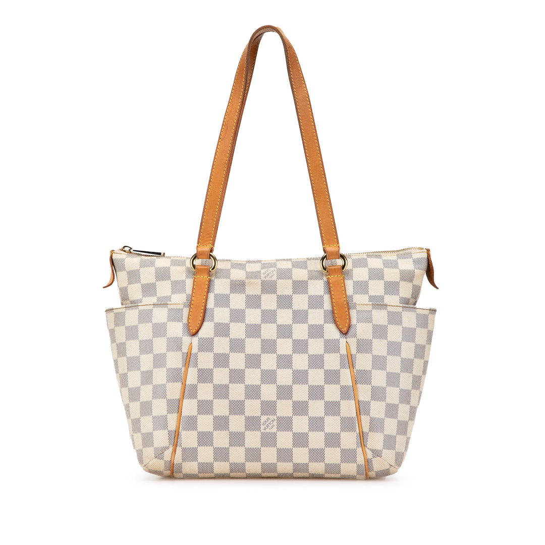 Damier Azur Totally PM White - Gaby Paris