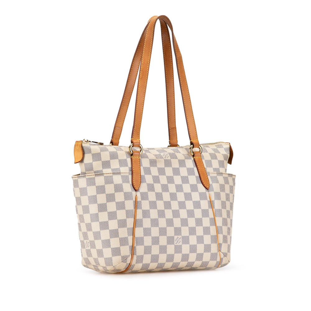 Damier Azur Totally PM White - Gaby Paris