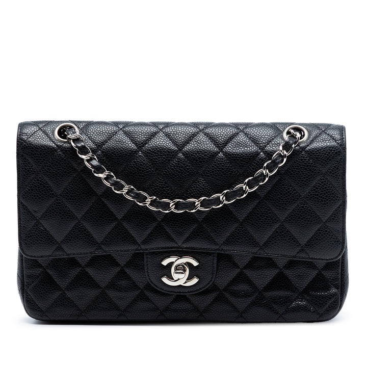 Chanel Medium Classic Caviar Double rabat